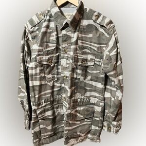 Cabela's Safari Series Africa Men's Camouflage Shirt Jacket Size Medium